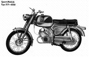 Zndapp-Ersatzteilliste Typ 517-02L5 C 50 Sport